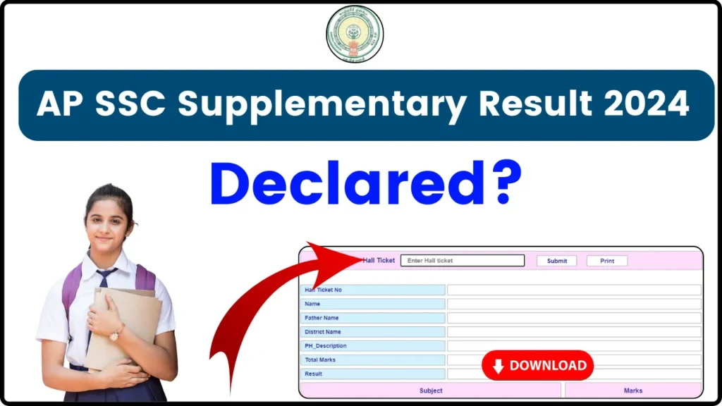 AP SSC Supplementary Result 2024 (Declared); BSEAP 10th Class Supply Revaluation Results 3 AP SSC Supplementary Result 2024; BSEAP 10th Class Supply Revaluation Results