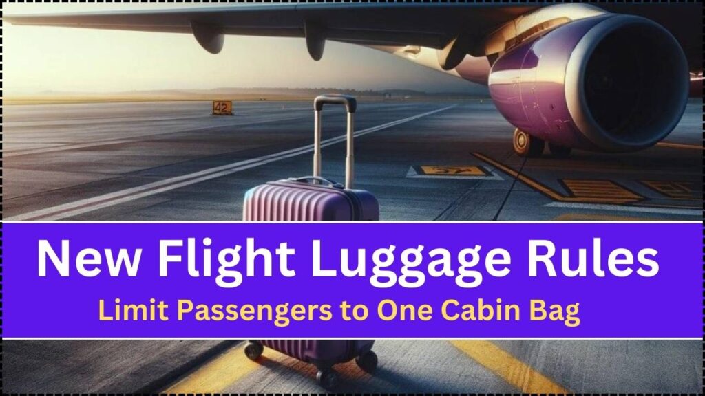 New Flight Luggage Rules, Limit Passengers to One Cabin Bag: Explained 1 New Flight Luggage Rules, Limit Passengers to One Cabin Bag: Explained