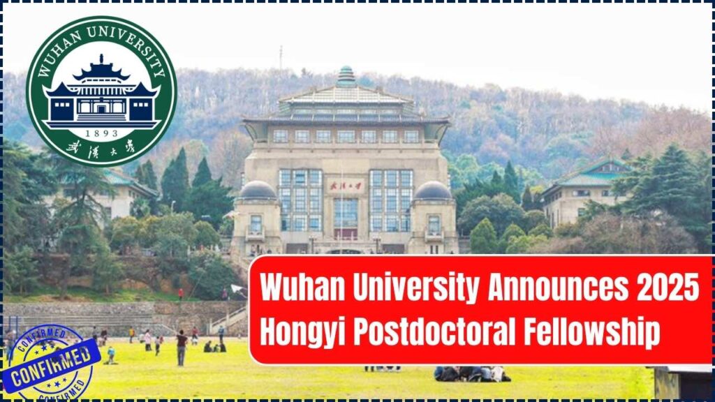 Wuhan University Announces 2025 Hongyi Postdoctoral Fellowship – Apply Now! 1 2025 Hongyi Postdoctoral Fellowship