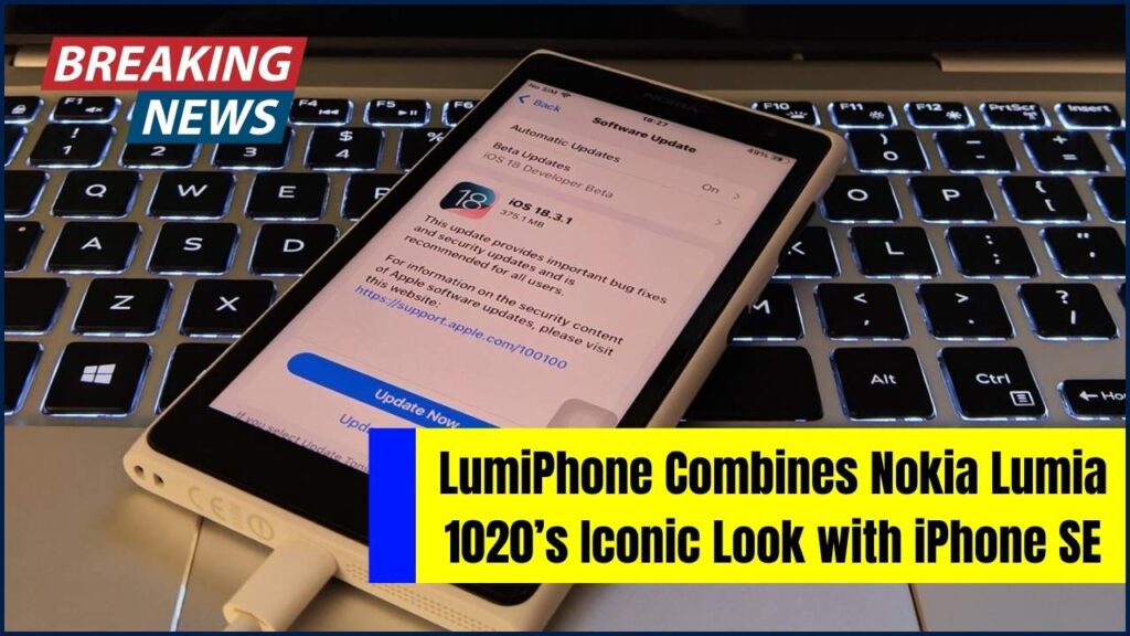 LumiPhone: Combines Nokia Lumia 1020’s Iconic Look with iPhone SE (3rd Gen) Performance! 1 Combines Nokia Lumia 1020’s Iconic Look with iPhone