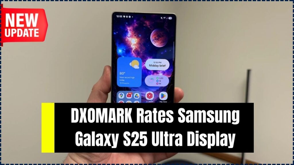 DXOMARK Rates Samsung Galaxy S25 Ultra Display – See How It Performed! 1 DXOMARK Rates Samsung Galaxy S25 Ultra Display