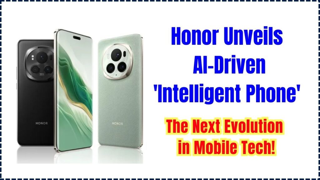 Honor Unveils AI-Driven 'Intelligent Phone' – The Next Evolution in Mobile Tech! 1 Honor Unveils AI-Driven 'Intelligent Phone'