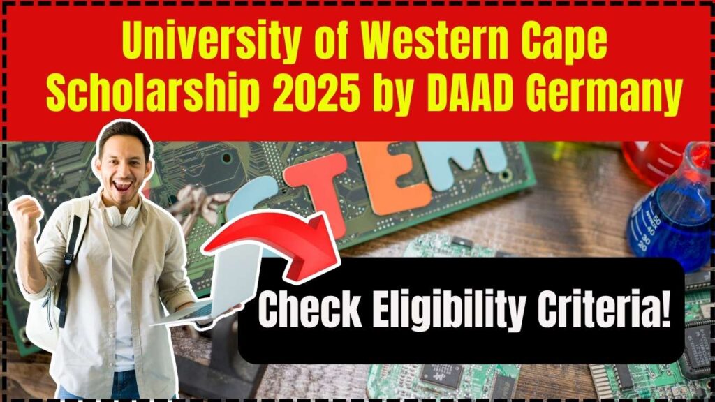 University of Western Cape Scholarship 2025 by DAAD Germany – Check Eligibility Criteria! 1 University of Western Cape Scholarship 2025 by DAAD Germany