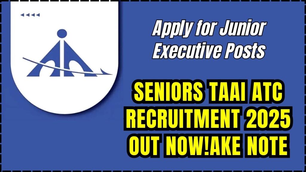 AAI ATC Recruitment 2025 Out Now! Apply for Junior Executive Posts – Check Salary & Eligibility 1 AAI ATC Recruitment 2025