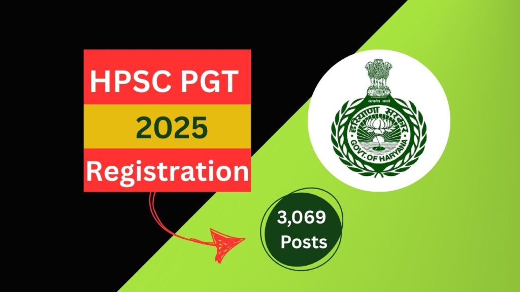 HPSC PGT 2025 Registration Now Open for 3,069 Posts – Apply Online Before August 14 1 HPSC PGT 2025 Registrational
