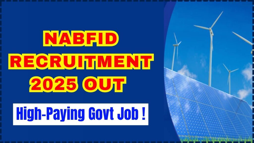 NaBFID Recruitment 2025 Out Now – Grab This High-Paying Govt Job Today! 1 NaBFID Recruitment 2025 Out
