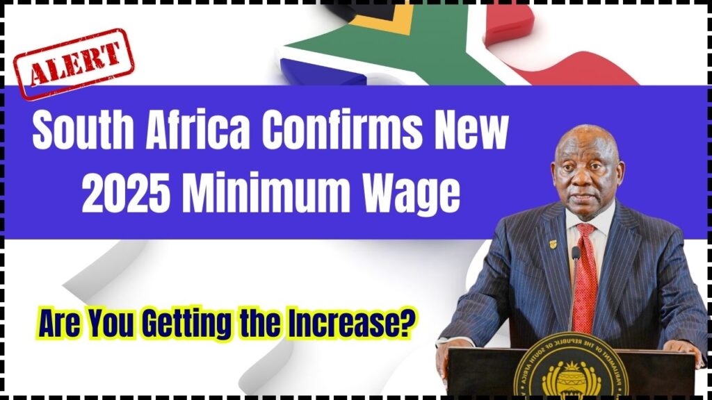 South Africa Confirms New 2025 Minimum Wage – Are You Getting the Increase? 1 South Africa Confirms New 2025 Minimum Wage