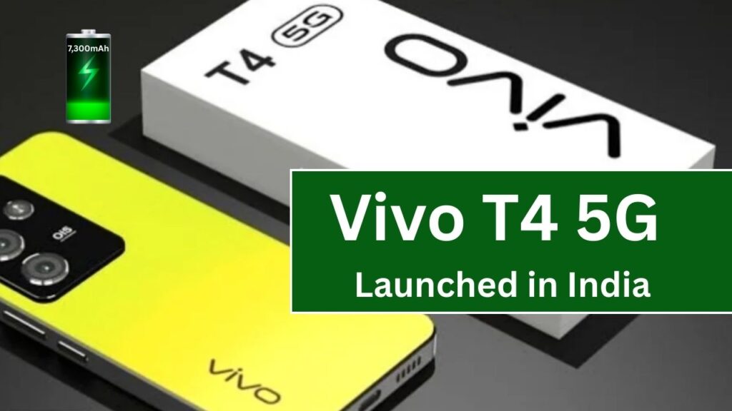 Vivo T4 5G Launched in India with 7,300mAh Battery and 32MP Selfie Camera – Check Price and Offers! 1 Vivo T4 5G Launched in India