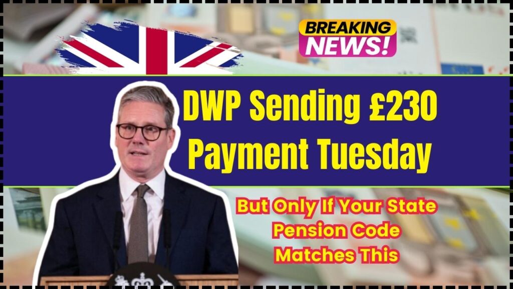 DWP Sending £230 Payment Tuesday; But Only If Your State Pension Code Matches This 1 DWP Sending £230 Payment Tuesday