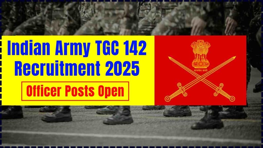 Indian Army TGC 142 Recruitment 2025: Engineers Alerted as Officer Posts Open with Perks You Can't Ignore 1 Indian Army TGC 142 Recruitment 2025