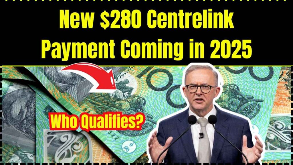 New $280 Centrelink Payment Coming in 2025 – Who Qualifies and When You'll Get It 1 New $280 Centrelink Payment Coming in 2025