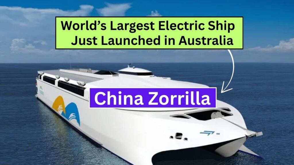 World’s Largest Electric Ship Just Launched in Australia – What Makes It So Special? 1 World’s Largest Electric Ship