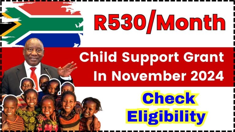 R530 Month Payment for South Africa in November 2024