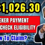 $1,026.30 Jobseeker Payment 2024