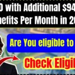 $1,790 with Additional $943 OAS Benefits Per Month in 2025