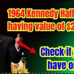 1964 Kennedy Half Dollar having value of $200,000