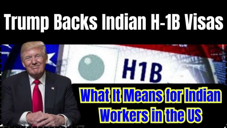 Trump Backs Indian H-1B Visas