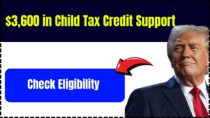 $3,600 in Child Tax Credit Support