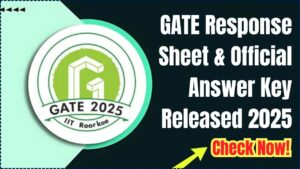 GATE Response Sheet & Official Answer Key Released
