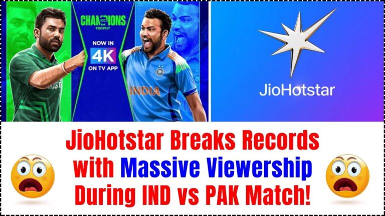 JioHotstar Breaks Records with Massive Viewership