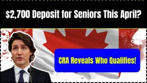 $2,700 Deposit for Seniors This April