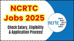 NCRTC Jobs 2025