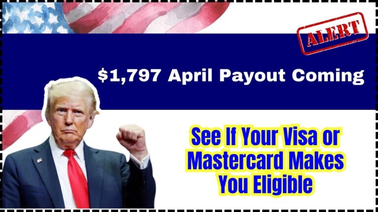 $1,797 April Payout Coming