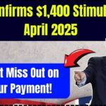 IRS Confirms $1,400 Stimulus for April 2025