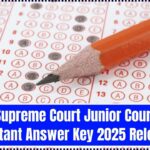 Supreme Court Junior Court Assistant Answer Key