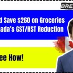 You Could Save $260 on Groceries with Canada’s GST/HST Reduction