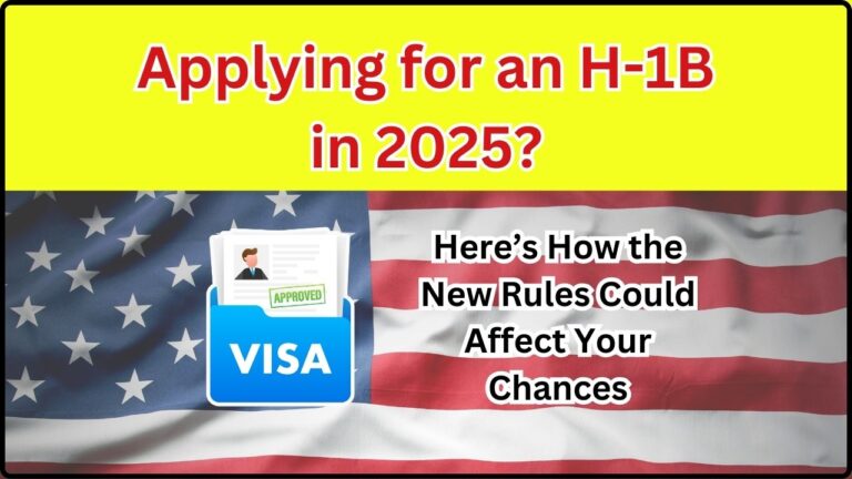 Applying for an H-1B in 2025