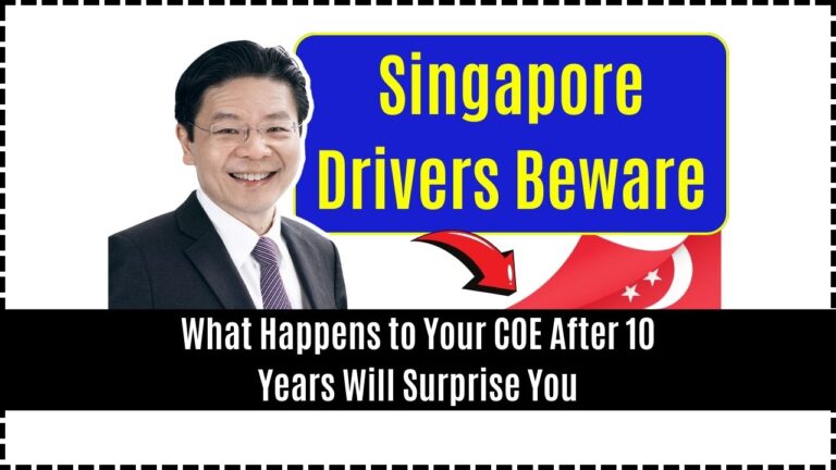 Singapore Drivers Beware What Happens to Your COE After 10 Years Will Surprise You