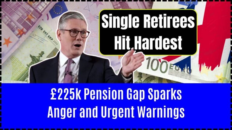 Single Retirees Hit Hardest £225k Pension Gap Sparks Anger and Urgent Warnings
