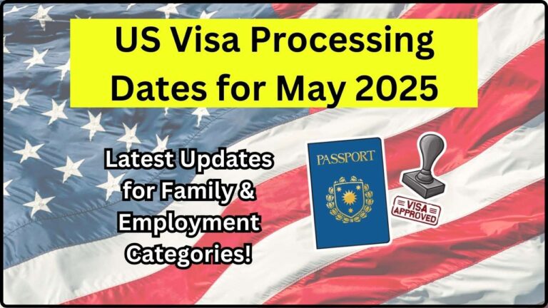 US Visa Processing Dates for May 2025